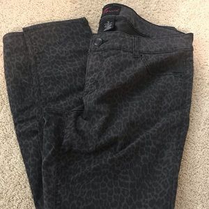 Torrid animal print skinny jeans